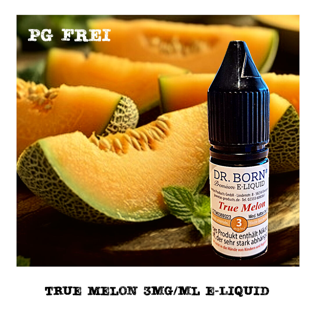 True Melon 10ml 3mg/ml (PG Frei)