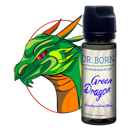Aroma Konzentrat Green Dragon 10ml/in 120ml Leerflasche
