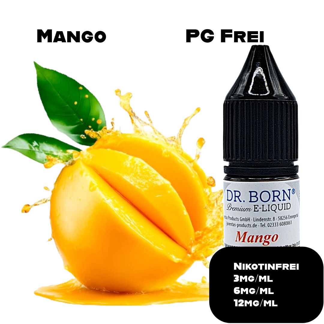 Mango 10 ml (PG Frei) Mango 10 ml (PG Frei)