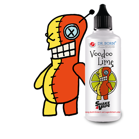 Shake4Vape Voodoo Lime 4mg/ml 80ml + 2x10 ml 20mg/ml Shot Shake4Vape Voodoo Lime 4mg/ml 80ml + 2x10 ml 20mg/ml Shot