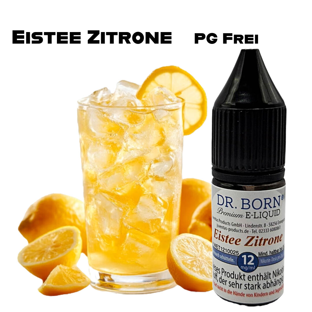 Zitronen Eistee 12mg/ml (PG Frei)